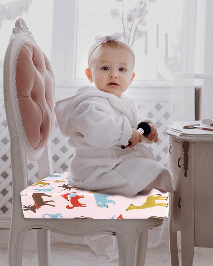 Kid Chair Cushion High Seat Pad Baby Pink-1864184253437317127