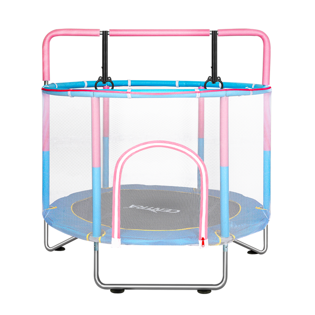 Centra 55" Kids Trampoline Rebounder Pink-1894516810066300936