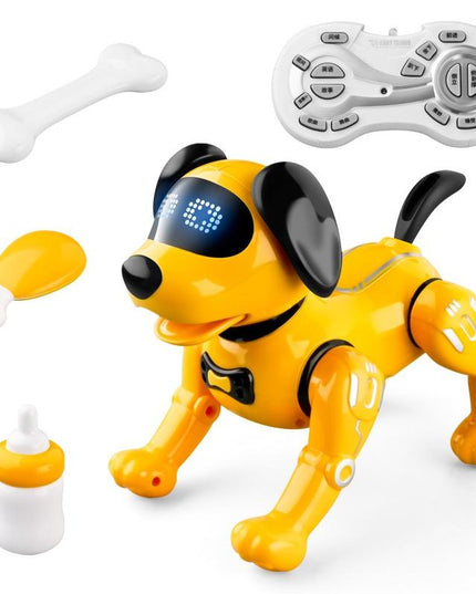 Programmable Rc Robot Dog Toy - Yellow-1902560098652393479