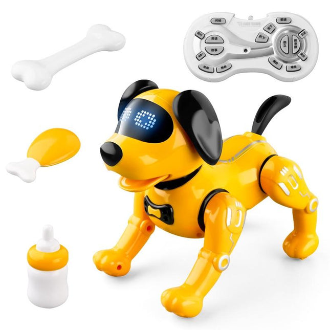 Programmable Rc Robot Dog Toy - Yellow-1902560098652393479