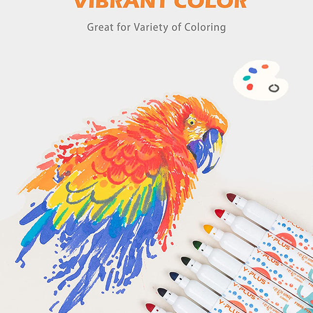 YPLUS Elephant Watercolor JUMBO Markers Set 12 Colours-1894516810909356038