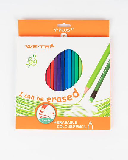 Yplus Erasable Color Pencil with Eraser 24 Colours-1894516811060350976