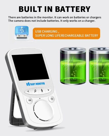 2.4 Lcd Wireless Baby Monitor With Night Vision & Two-Way Talk-1902560076770709506