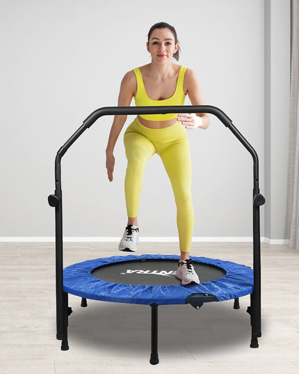 Centra 40" Foldable Mini Trampoline Rebounder Fitness-1894516809726562310