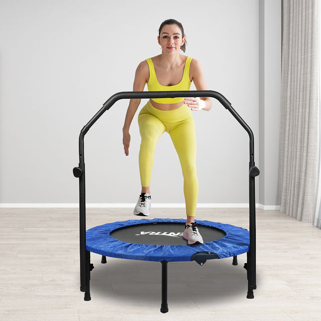 Centra 40" Foldable Mini Trampoline Rebounder Fitness-1894516809726562310