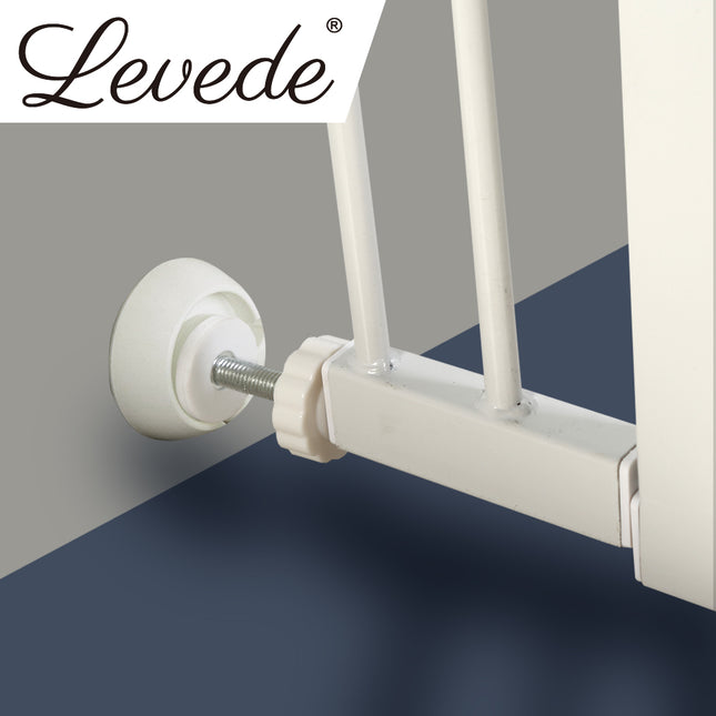 Levede Baby Safety Gate Wall Bumper White-1864183160783376390