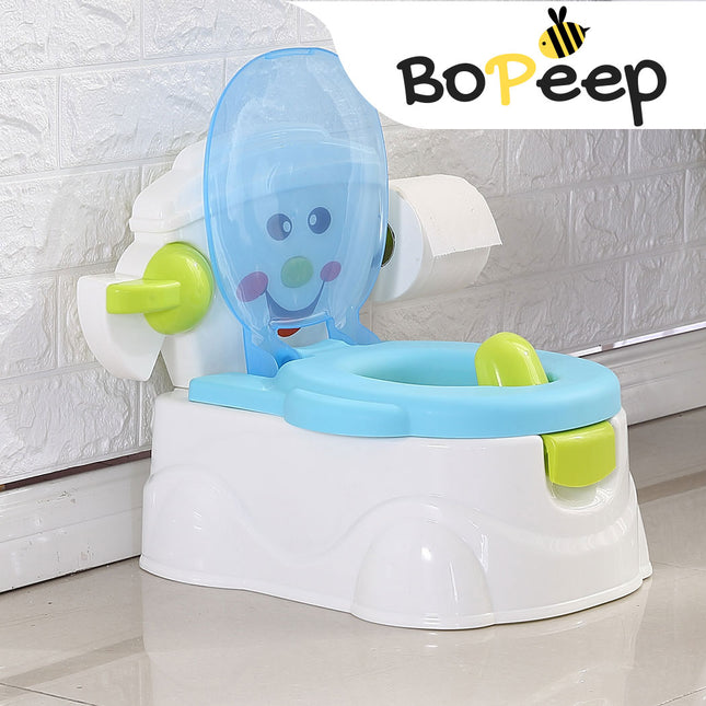 BoPeep Kids Potty Trainer Seat Safety Blue-1899652500261310471