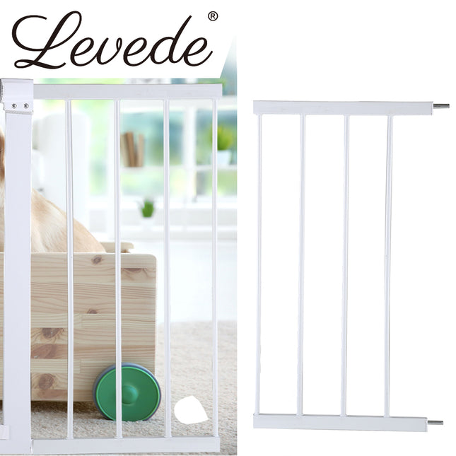 Levede Baby Safety Gate Adjustable Pet White 30cm Extension-1864183161852923911