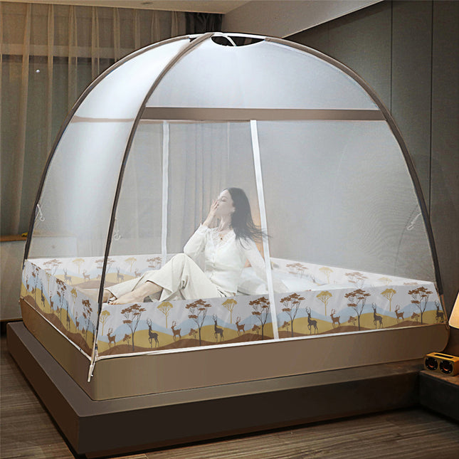 Dreamz Mosquito Bed Nets Foldable Canopy King-1864184402792288263