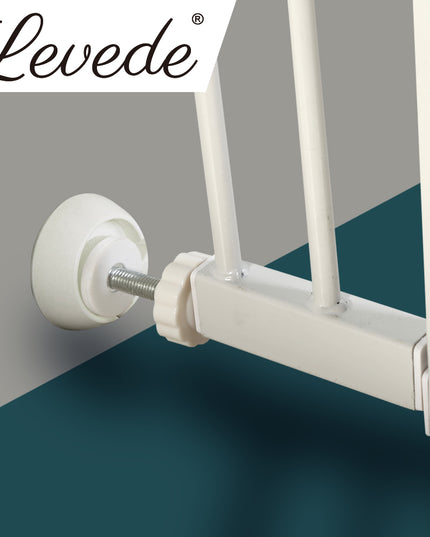 Levede Baby Safety Gate Wall Bumper White-1864183160783376391