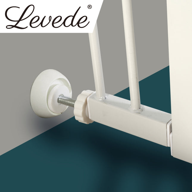 Levede Baby Safety Gate Wall Bumper White-1864183160783376391