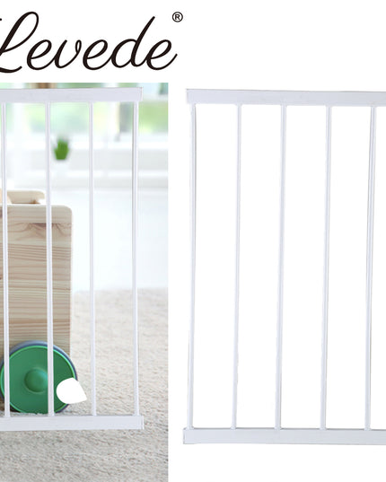 Levede Baby Safety Gate Adjustable Pet White 45cm Extension-1864183162184273927