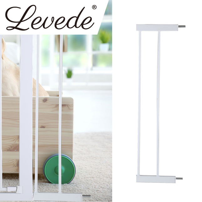 Levede Baby Safety Gate Adjustable Pet White 10cm Extension-1864183161236361223