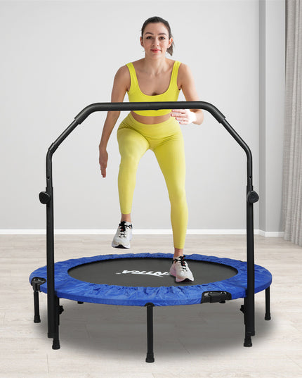 Centra 48" Foldable Mini Trampoline Rebounder Fitness-1894516809898528775