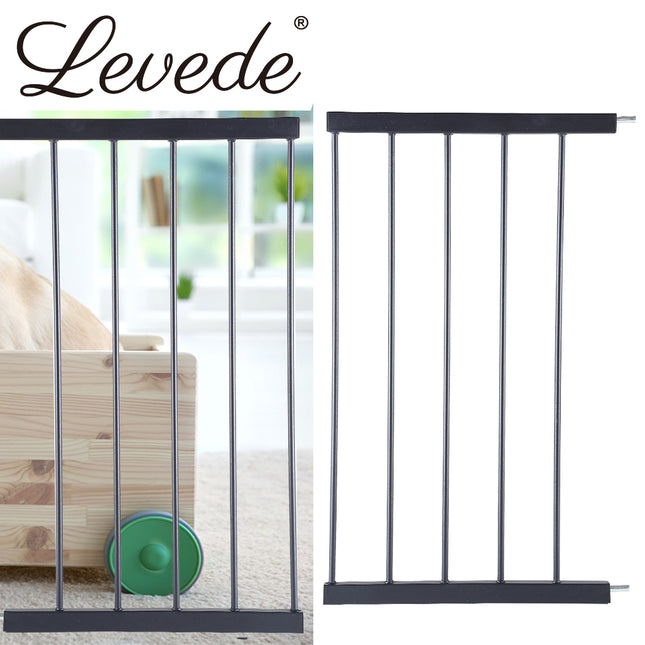 Levede Baby Safety Gate Adjustable Pet Black 45cm Extension-1864183162020696071
