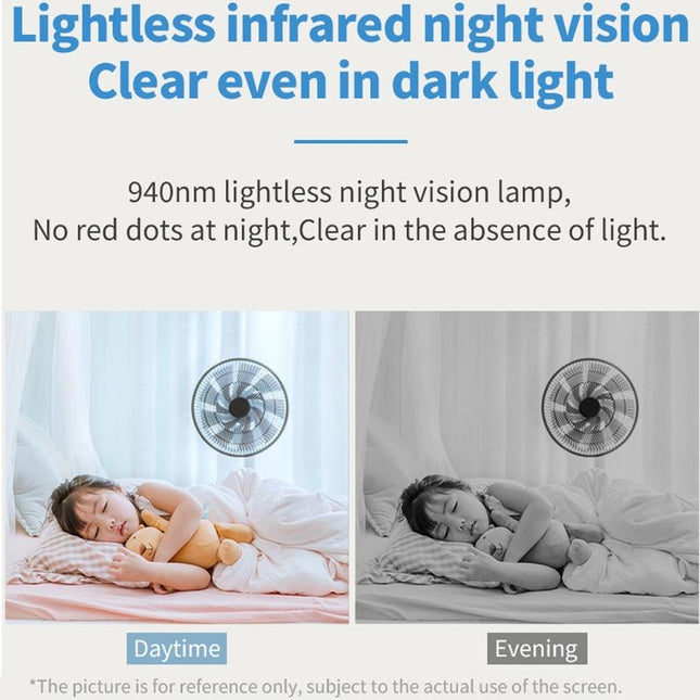 Smart Home Camera With Night Vision & Two-Way Voice & Motion Detection - Cute Pets White-1902560077827674121