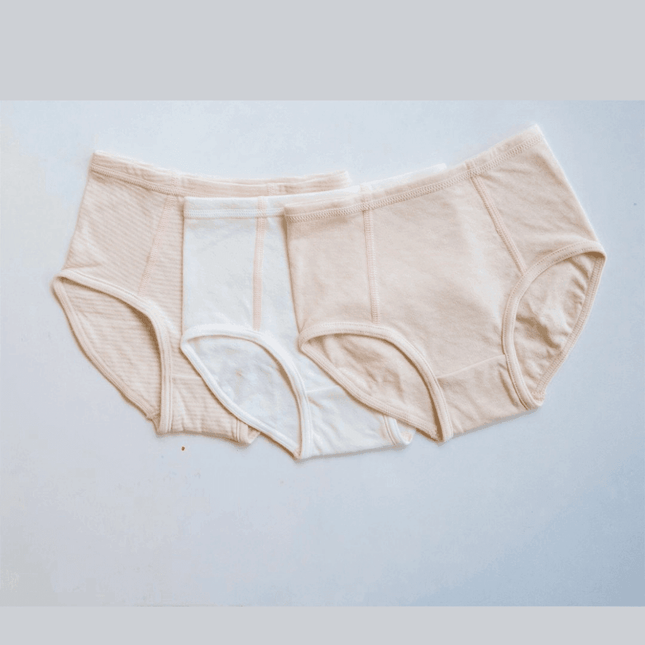Angel Dept Organic Cotton Kids Underwear Camel Briefs - Girl 140-1875027503966457859