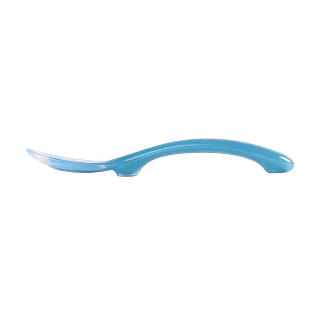 Beaba Silicone Suction Divided Plate & Spoon - Blue-1875027413856030721
