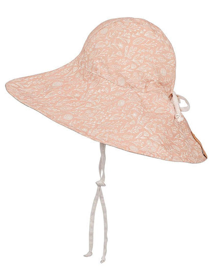 Bedhead Girls Wide- Brimmed Sun Bonnet Hat- Freya/Flax S-1875027497289125890