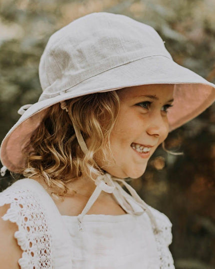 Bedhead Heritage Reversible Bucket Hat-Frances/Flax S-1875027499101065222