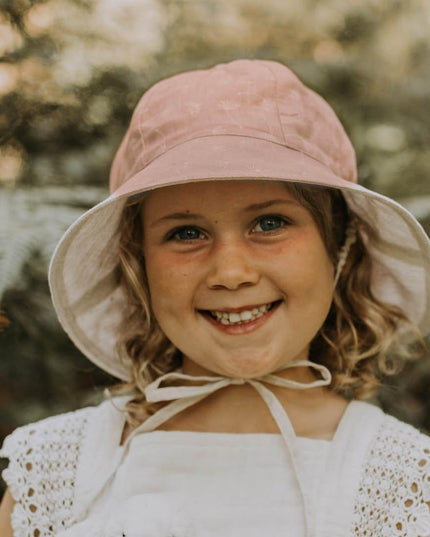 Bedhead Heritage Reversible Bucket Hat-Frances/Flax S-1875027499101065223