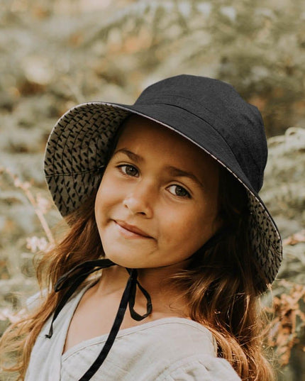 Bedhead Heritage Reversible Explorer Hat- Billie/Ebony S-1875027498501279751