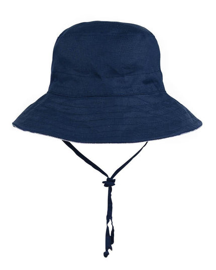 Bedhead Heritage Reversible Explorer Hat- Shibori/Indigo L-1875027498652274691