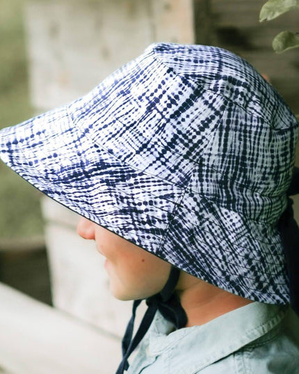 Bedhead Heritage Reversible Explorer Hat- Shibori/Indigo L-1875027498652274696