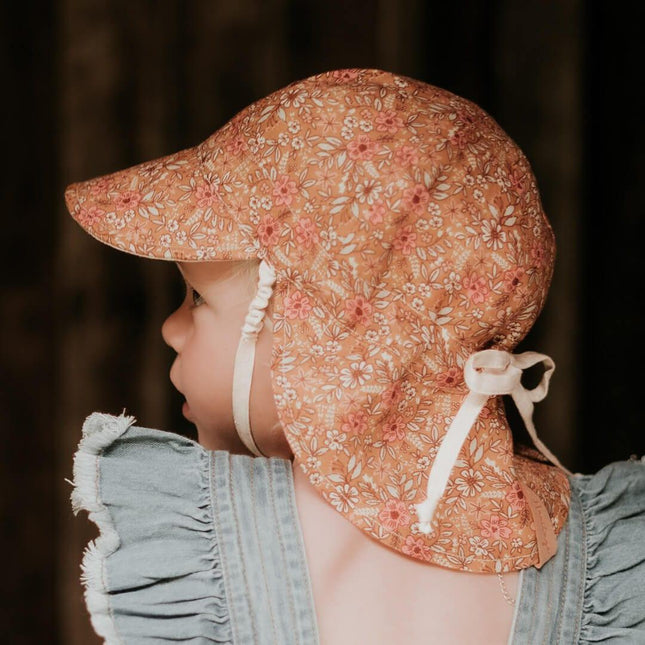 Bedhead Heritage Reversible Legionnaire Hat- Alice/Flax S-1875027480000204804