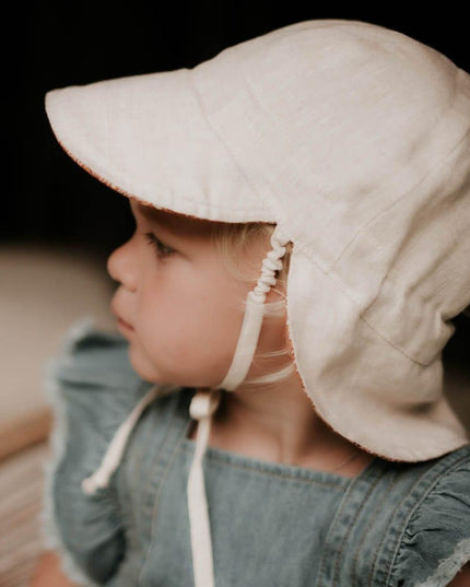 Bedhead Heritage Reversible Legionnaire Hat- Alice/Flax S-1875027480000204806