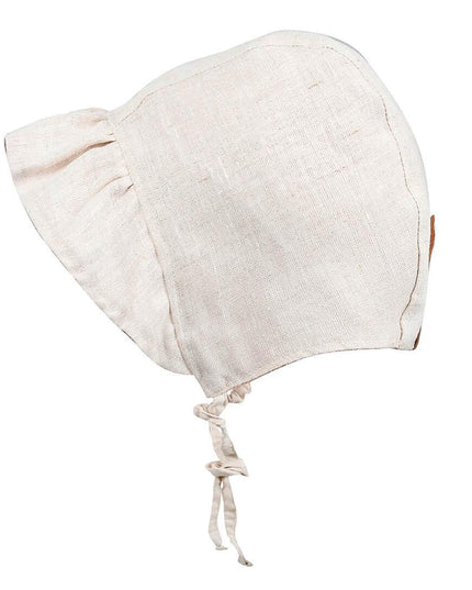 Bedhead Heritage Reversible Ruffle Bonnet Hat-Freya/Flax M-1875027434529755139