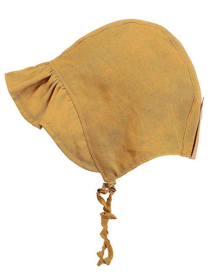 Bedhead Heritage Reversible Ruffle Bonnet Hat-Matilda/Maize M-1875027434676555779