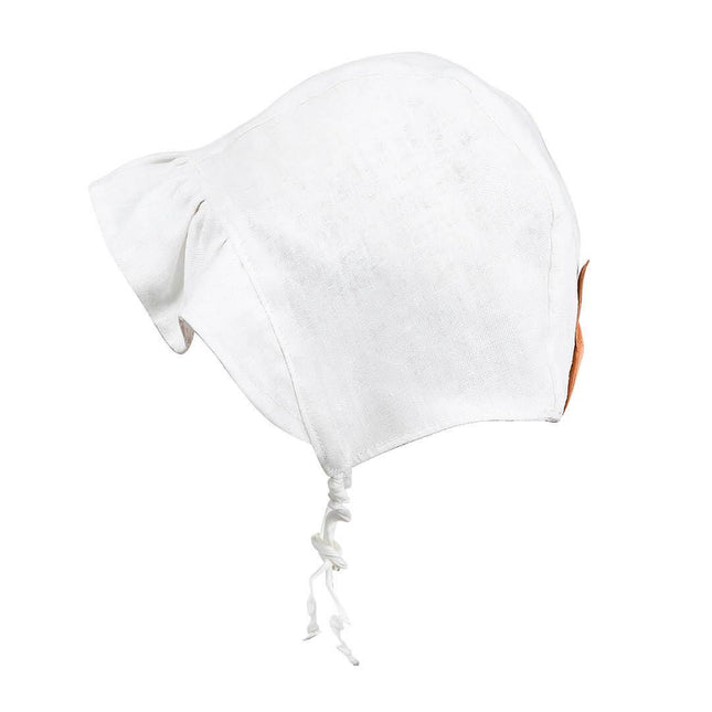 Bedhead Heritage Reversible Ruffle Bonnet Hat-Willow/Blanc M-1875027434370371586