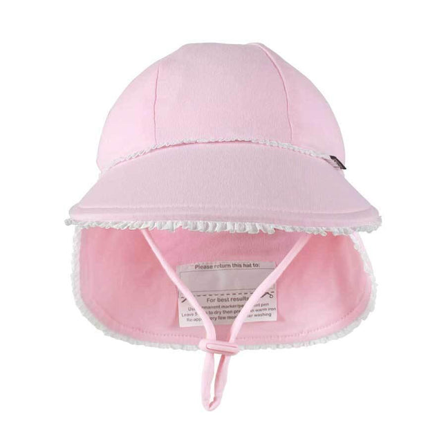 Bedhead Legionnaire Hat - Ruffle Trim 'Blush? L-1875027495175196672