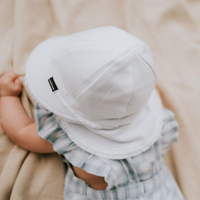 Bedhead Legionnaire Hat - Ruffle Trim 'White? L-1875027494898372609