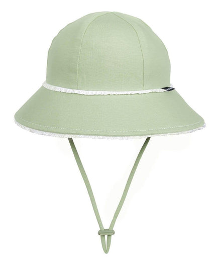 Bedhead Ponytail Bucket Hat - Khaki Ruffle L-1875027433820917760