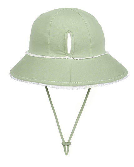 Bedhead Ponytail Bucket Hat - Khaki Ruffle L-1875027433820917761
