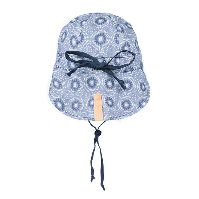 Bedhead Reversible Baby Flap Sun Hat-Norman/Indigo S-1875027479392030722
