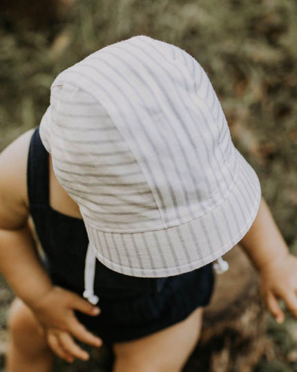 Bedhead Reversible Bonnet Hat- Finley/Blanc M-1875027435116957702