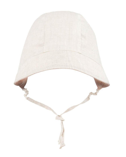 Bedhead Reversible Bonnet Hat- Frances/Flax S-1875027434823356420