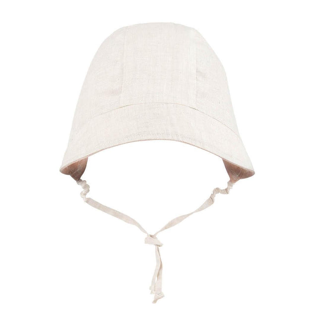 Bedhead Reversible Bonnet Hat- Frances/Flax S-1875027434823356420