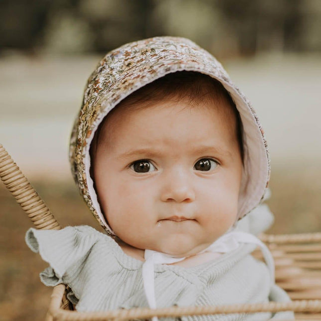 Bedhead Reversible Bonnet Hat- Winnie/Blanc M-1875027434970157060