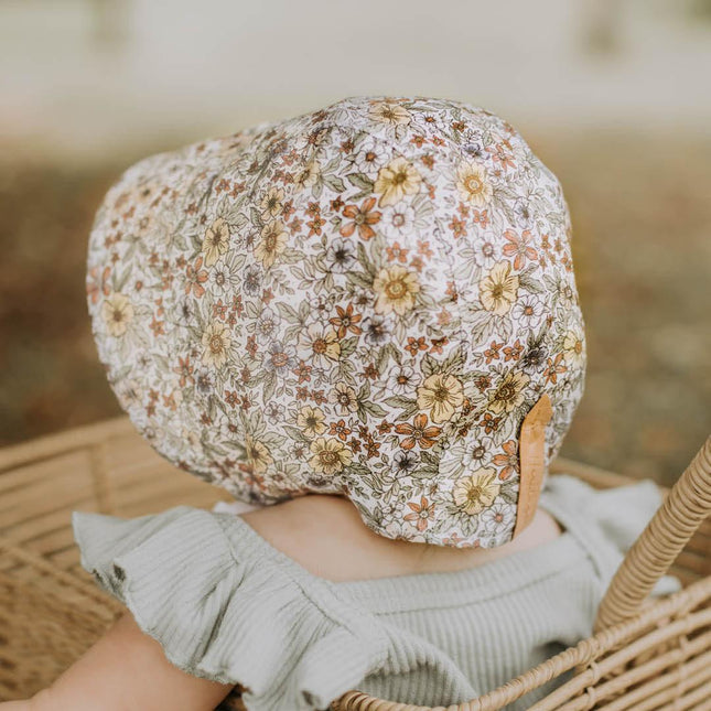 Bedhead Reversible Bonnet Hat- Winnie/Blanc M-1875027434970157062