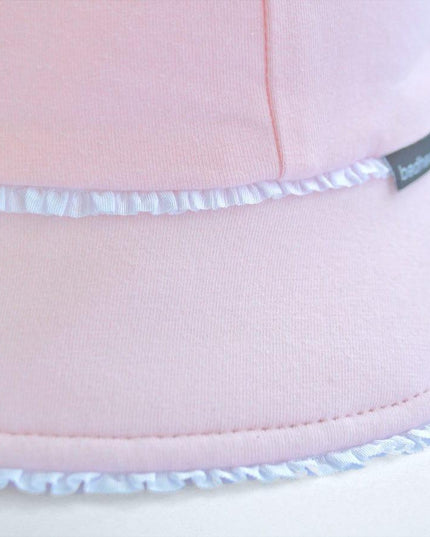 Bedhead Toddler Bucket Hat - Blush Ruffle Trim L-1875027489705824256