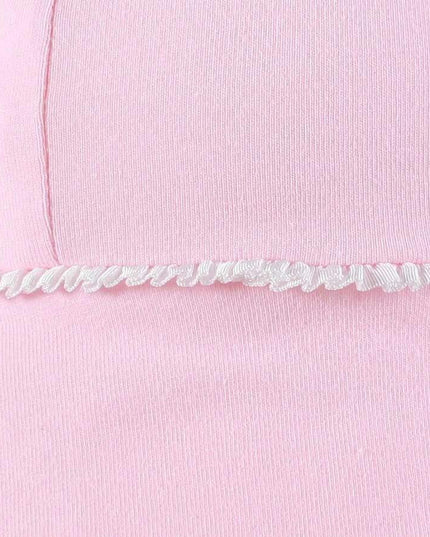 Bedhead Toddler Bucket Hat - Blush Ruffle Trim M-1875027489567412225