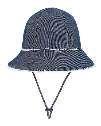 Bedhead Toddler Bucket Hat - Denim Ruffle Trim S-1875027489848430593