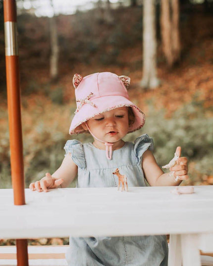 Bedhead Toddler Bucket Hat - Kitty Blush XS-1875027487038246917