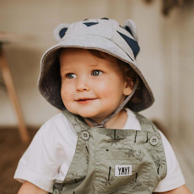Bedhead Toddler Bucket Hat - Tiger Grey Marle S-1875027487319265283