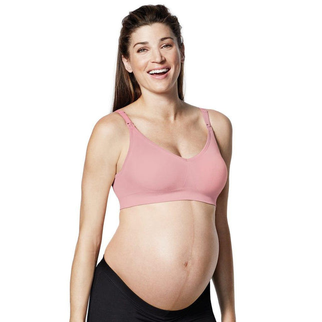 Bravado Silk Seamless Nursing Bra Dusted Peony S-1875027396986540033