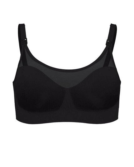Bravado Silk Seamless Sheer Nursing Bra Black S-1875027396432891904
